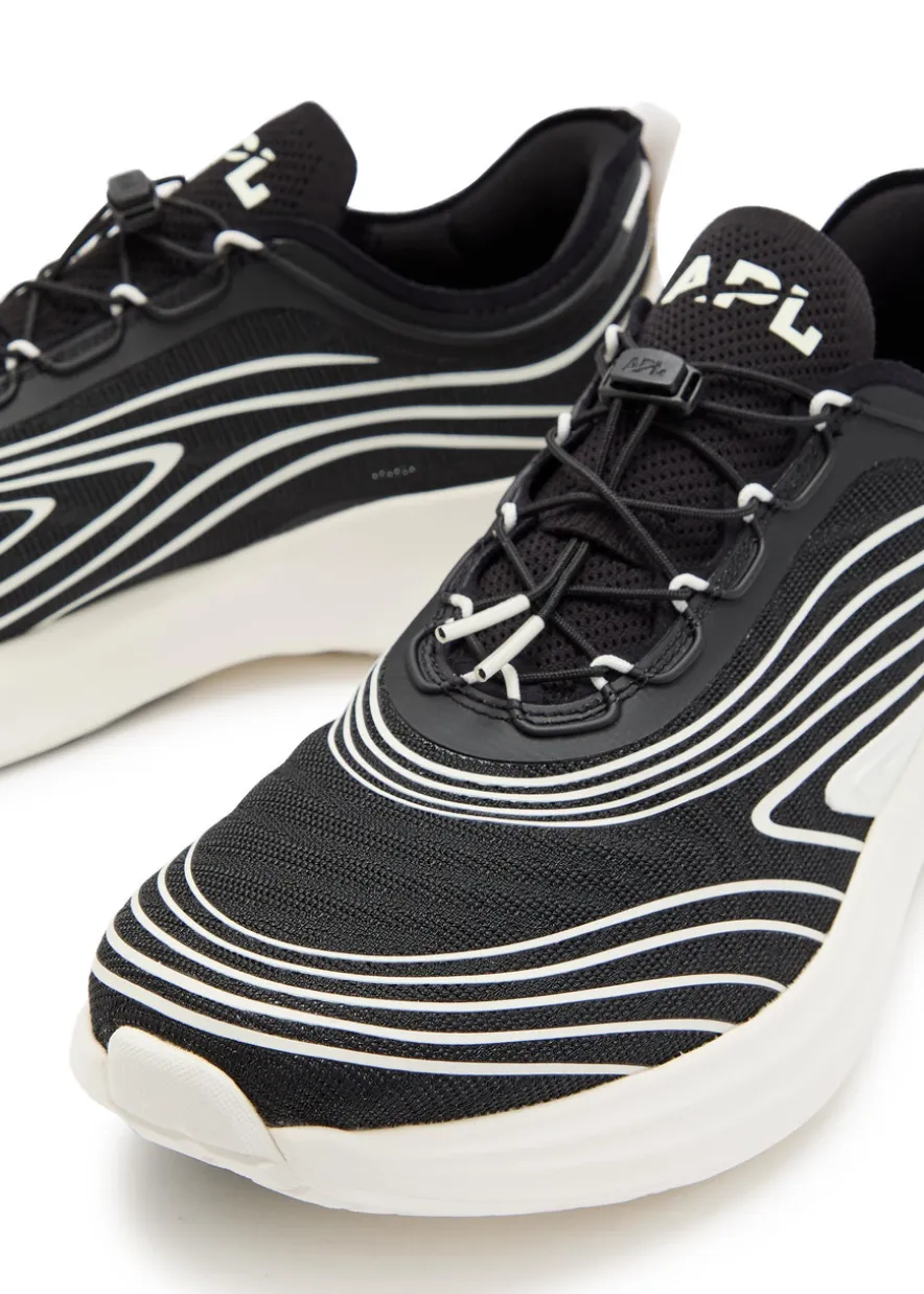 Veil mesh-knit sneakers