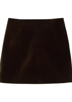 Vera velvet mini skirt