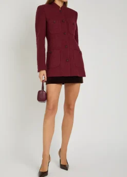 Vera velvet mini skirt