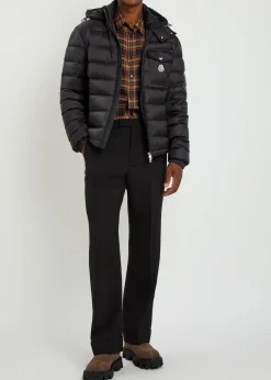 Verith hooded padded nylon jacket
