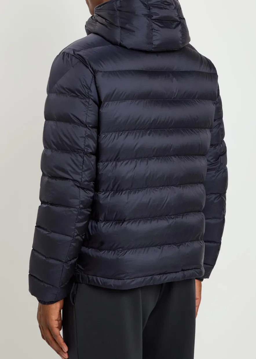 Verith hooded padded nylon jacket