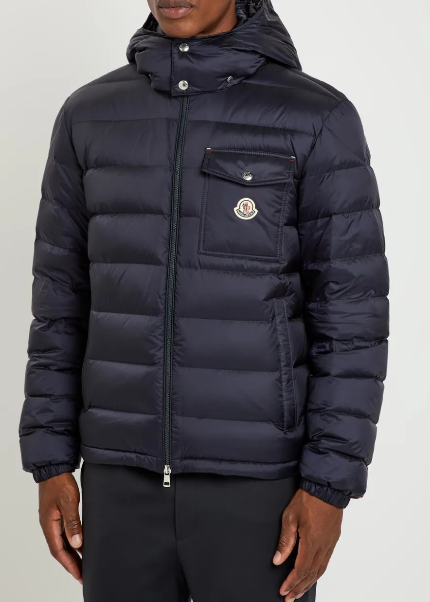 Verith hooded padded nylon jacket