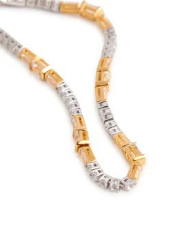 Verity tone-toned 18ct yellow gold vermeil bracelet
