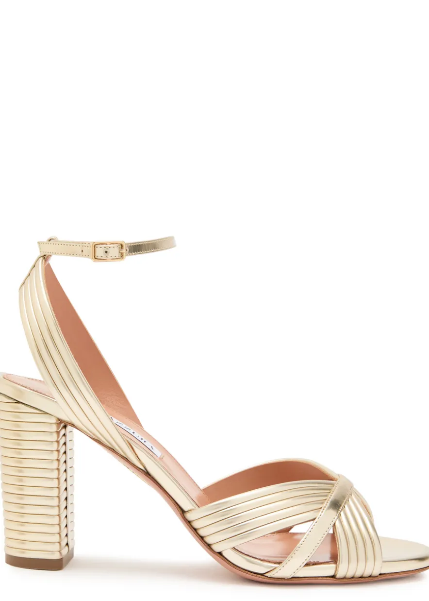 Very Sundance 85 metallic leather sandals