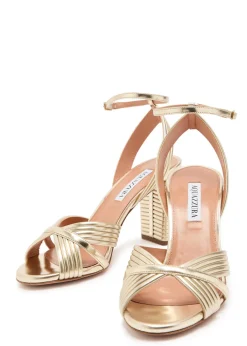 Very Sundance 85 metallic leather sandals