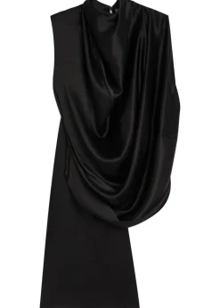Vesper draped silk top