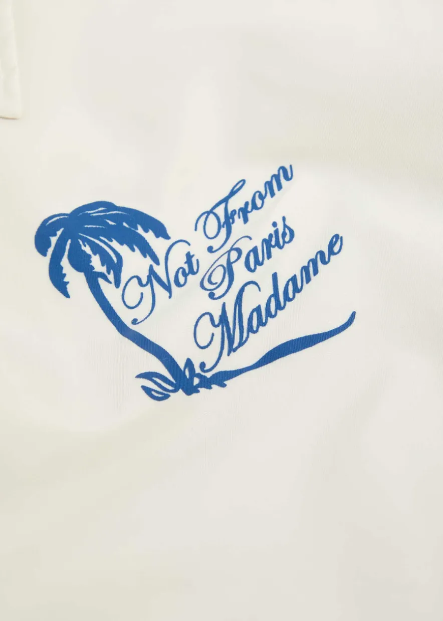 Veste Slogan Palmier printed jacket