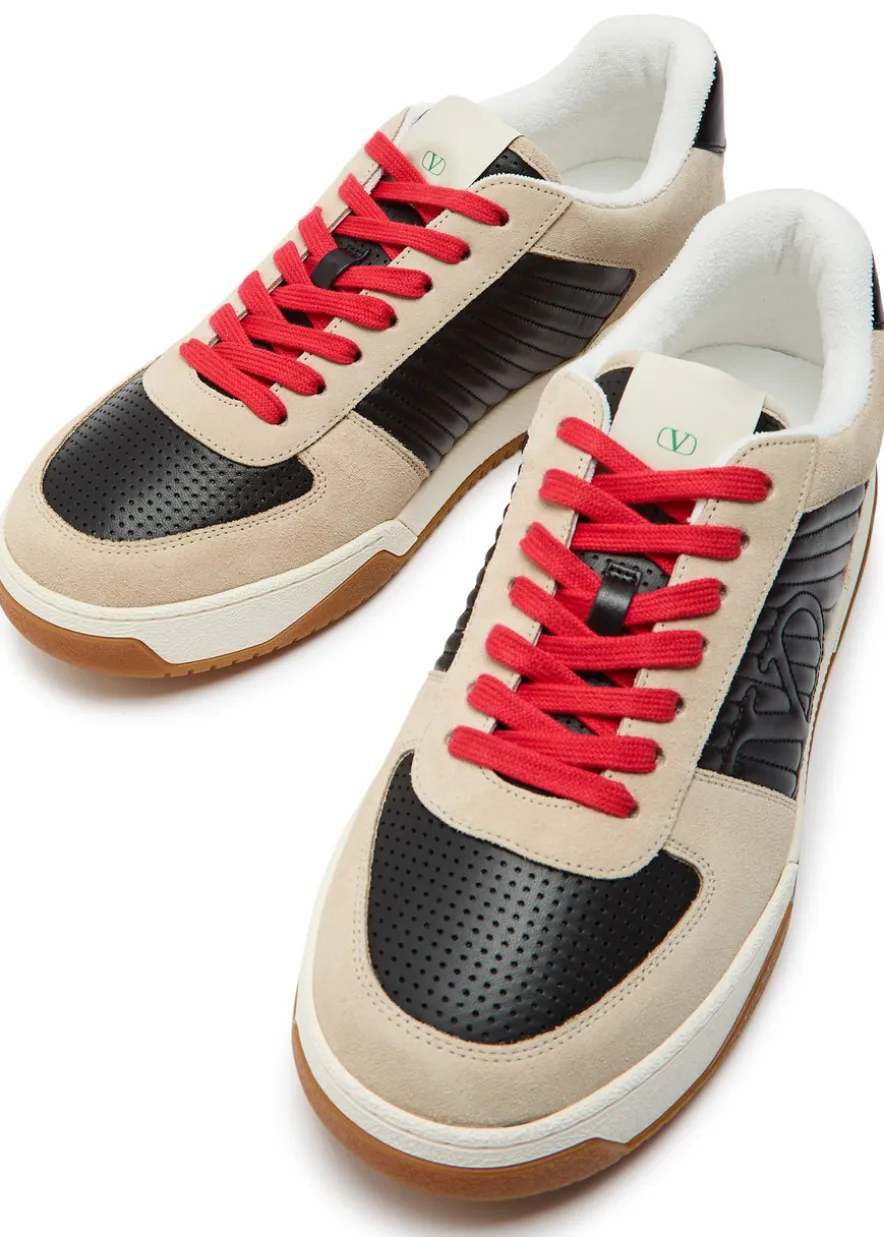 VG New Sneaker 1 panelled suede sneakers