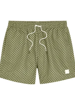 Vibe printed shell swim shorts