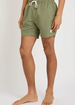 Vibe printed shell swim shorts