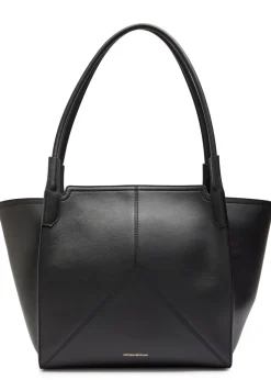 Victoria small panelled leather tote