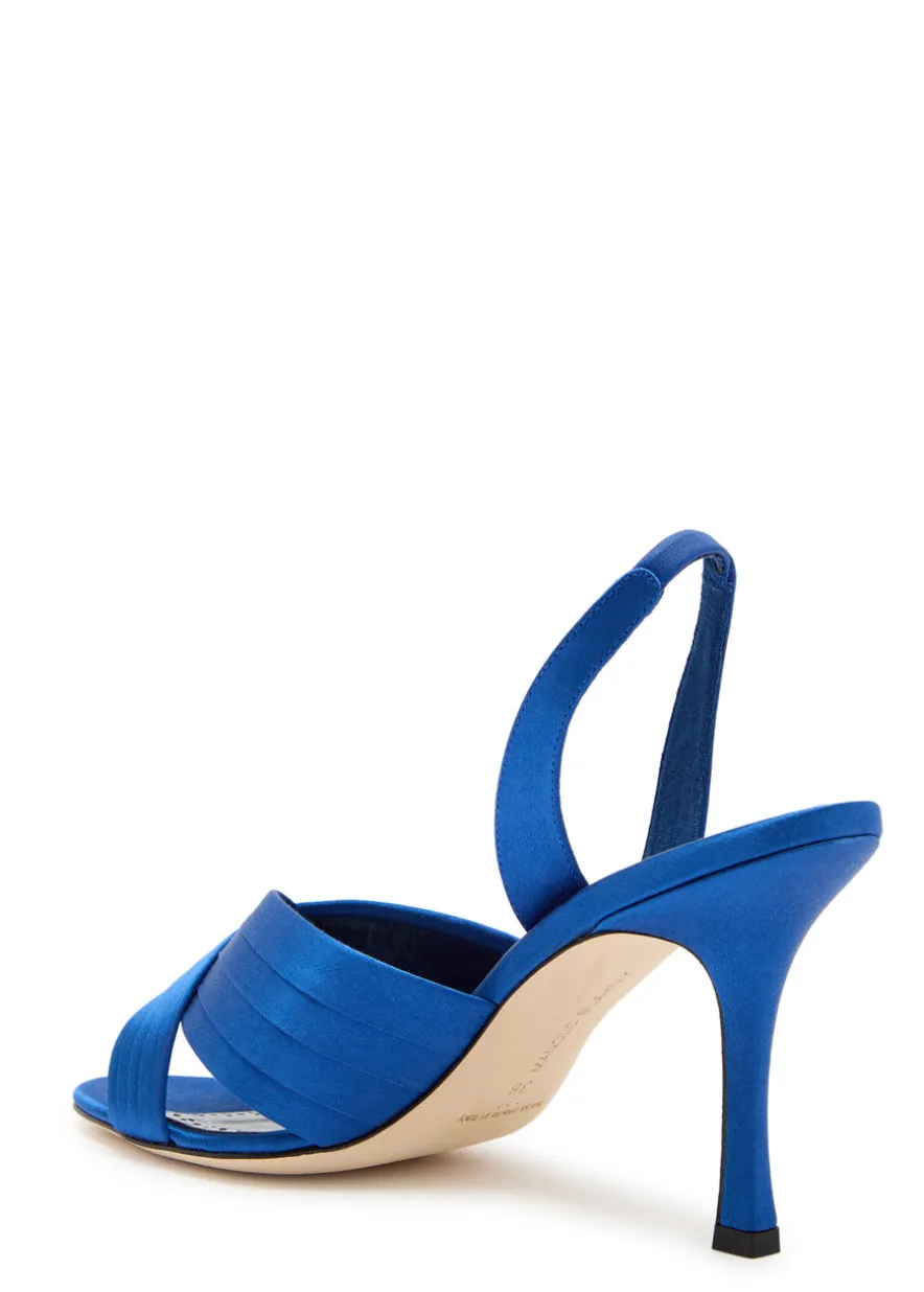 Vierasan 90 satin slingback sandals