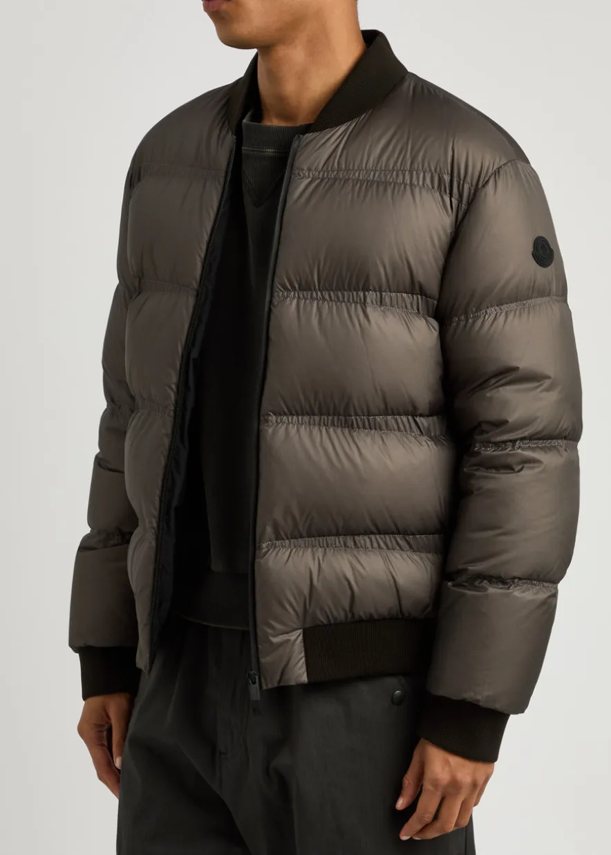 Vioz quilted nylon bomber jacket