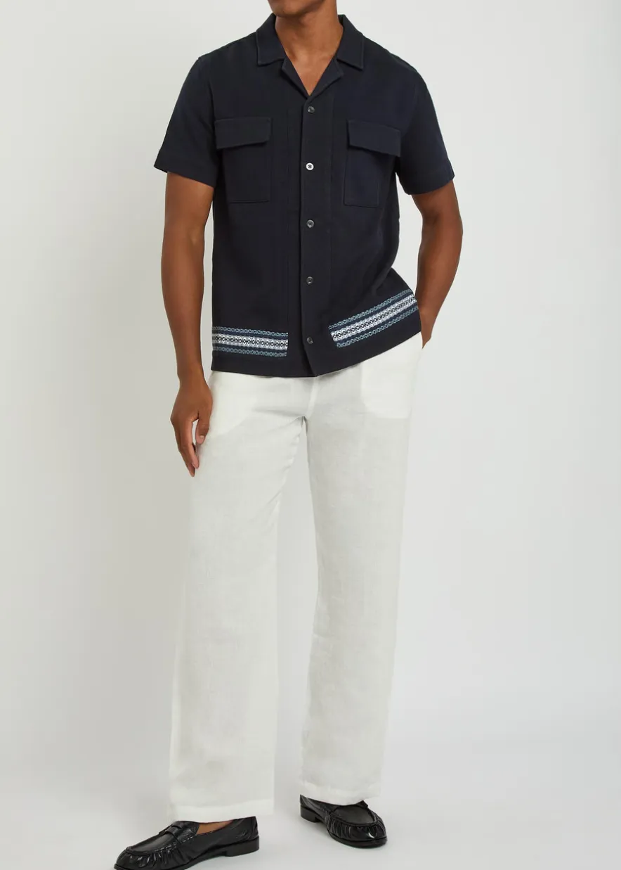 Vireo piqué cotton shirt