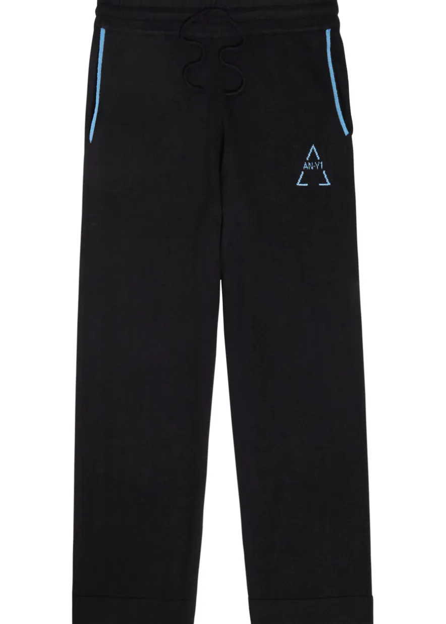 Vita logo-intarsia cashmere sweatpants