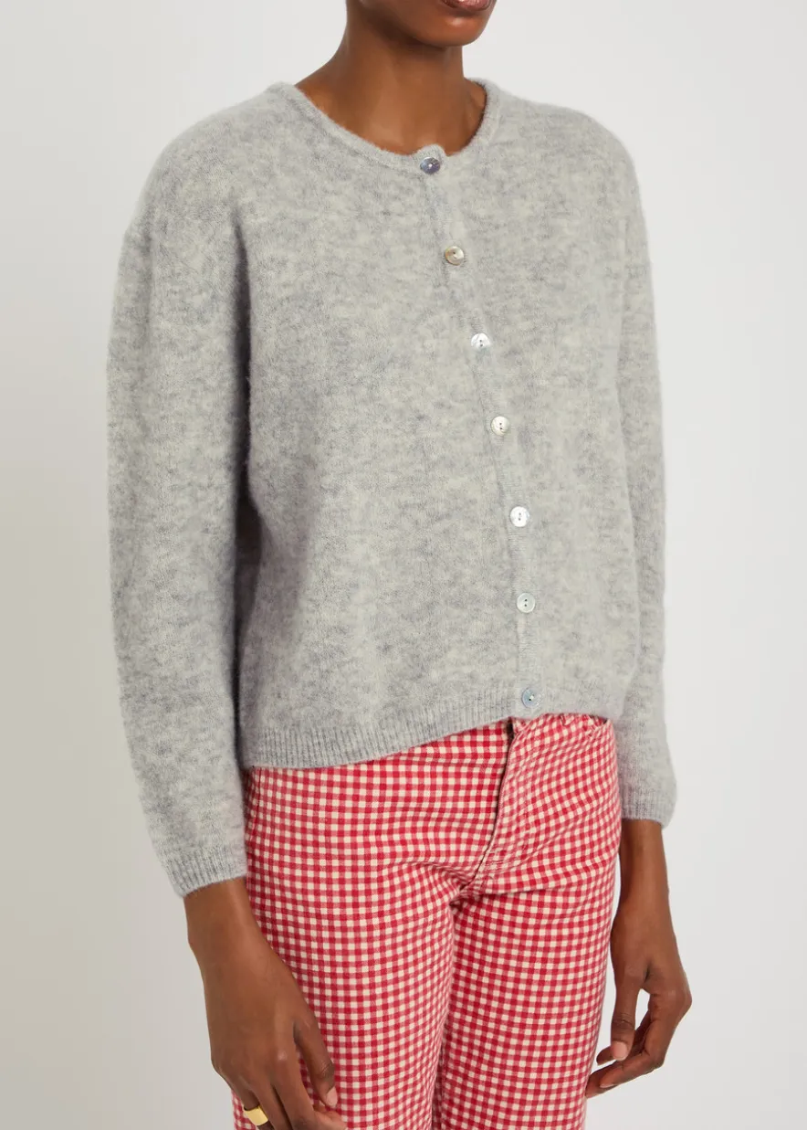 Vitow brushed-knit cardigan