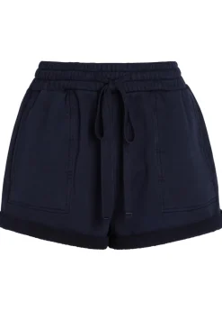 Viveene turn-up cotton shorts