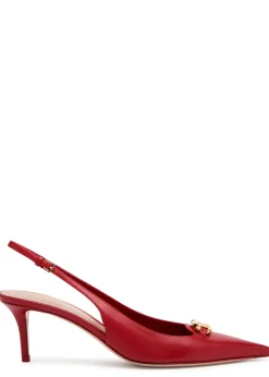 60 Vlogo leather slingback pumps