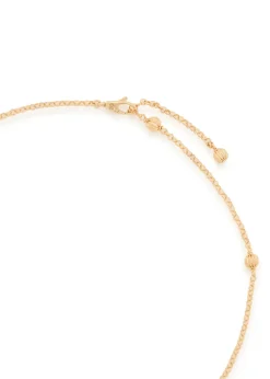 VLogo Signature Swarovski® crystal and pearl necklace