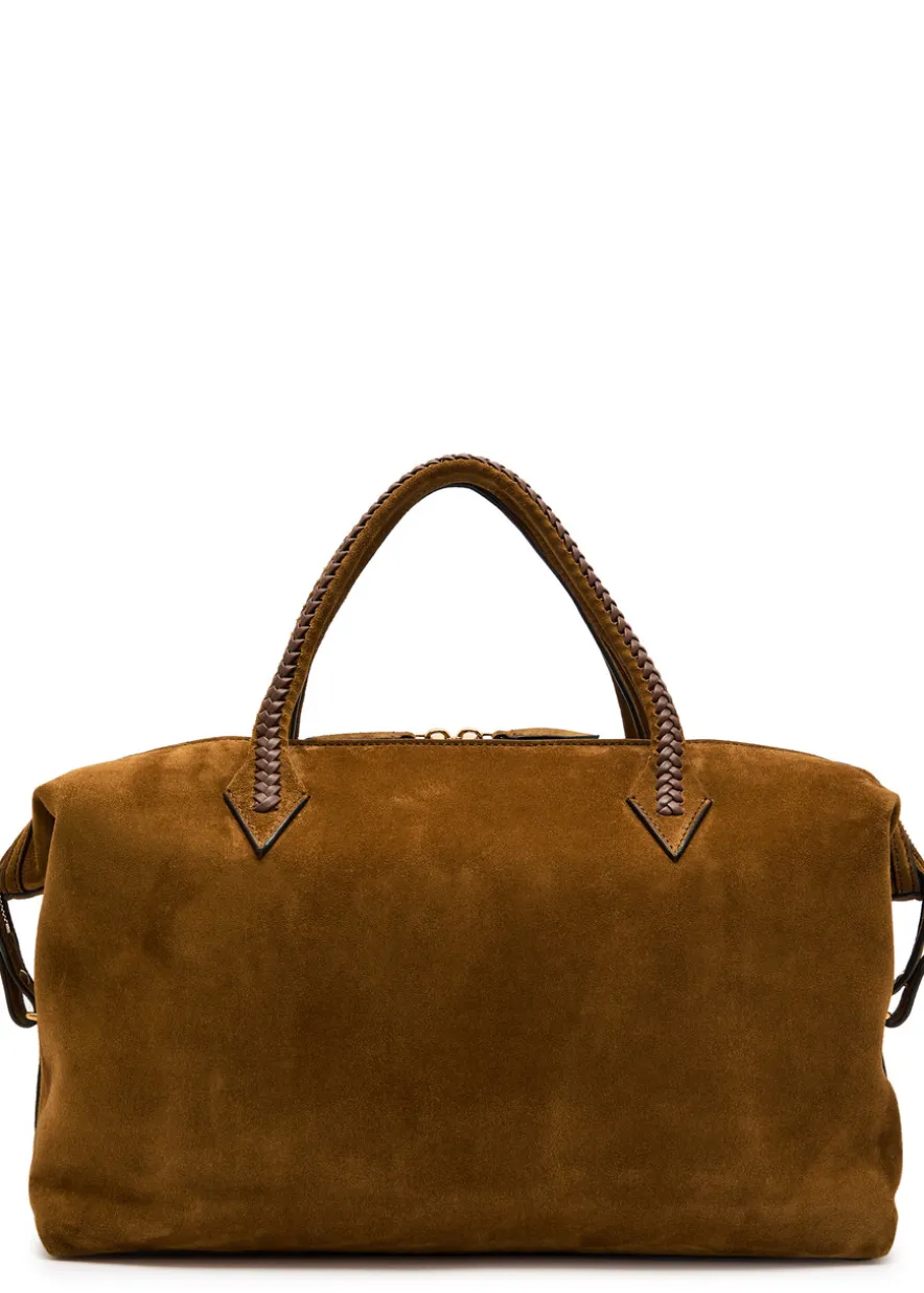 Vérité City suede top handle bag
