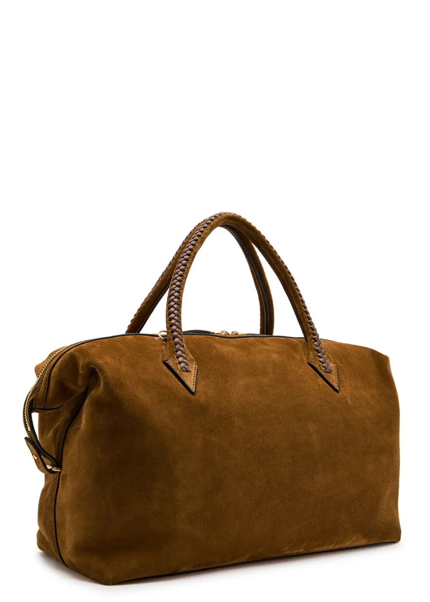 Vérité City suede top handle bag