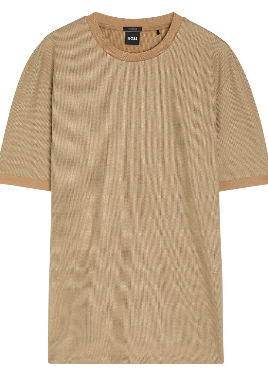 Waffle cotton T-shirt