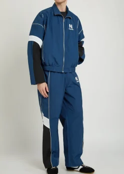 Warm Up panelled shell track pants