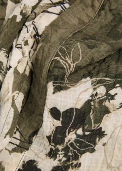 Warrent printed seersucker blouse