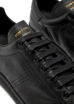 Warwick grained leather sneakers