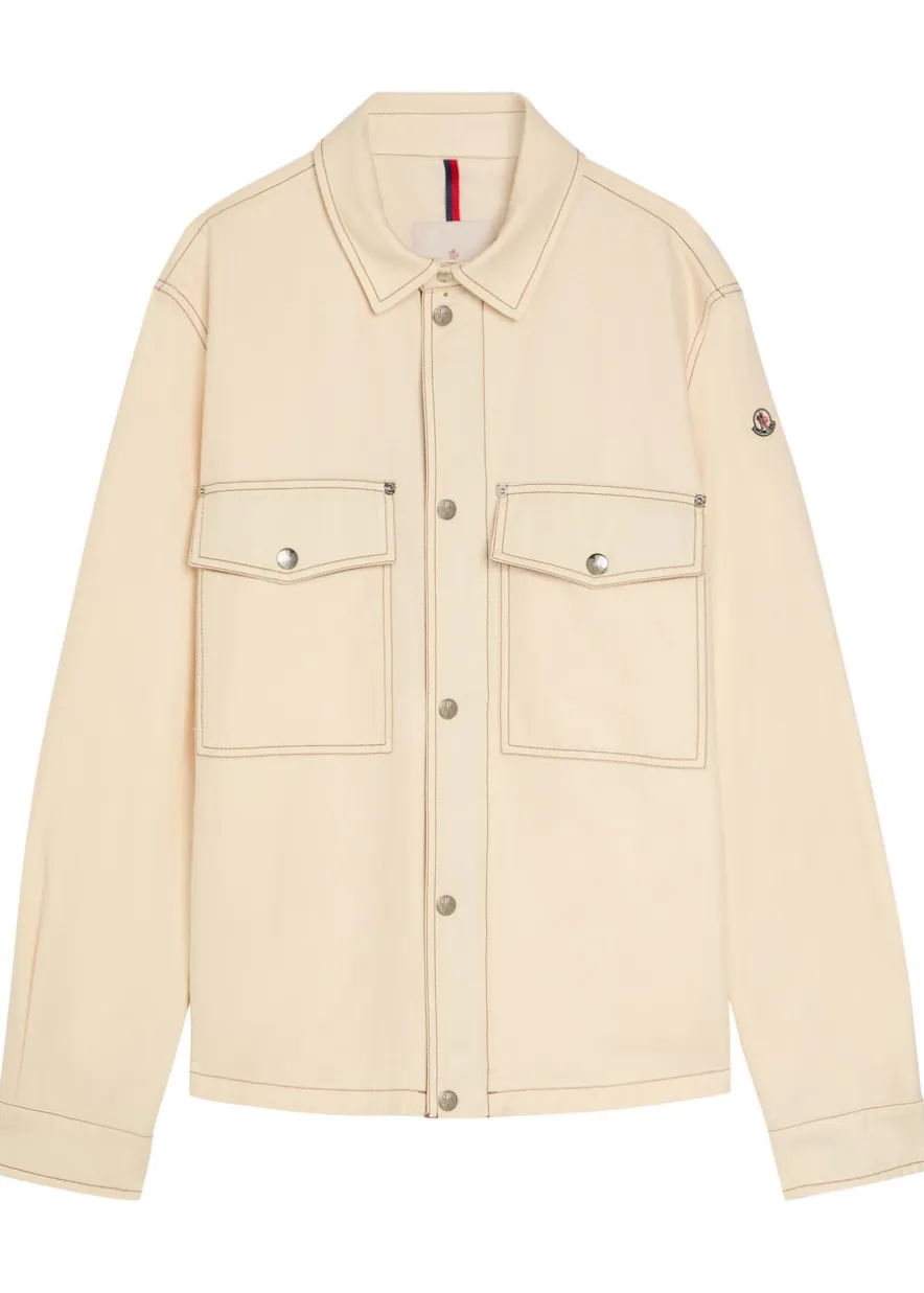 Watagua cotton and linen-blend overshirt