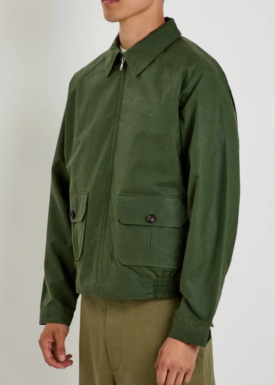 Waxed cotton jacket