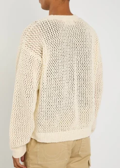 Western open-knit cotton jumper