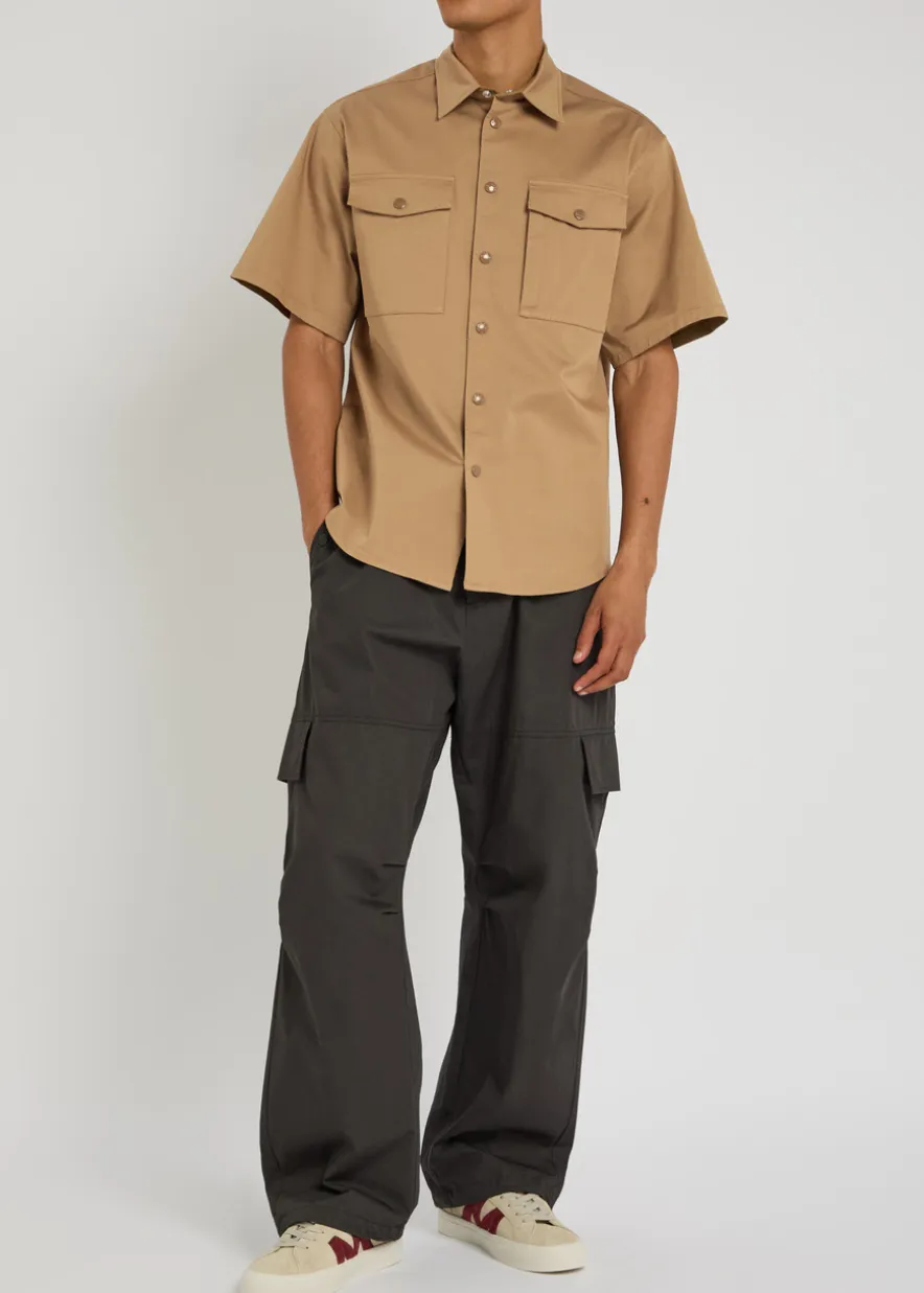 Western stretch-cotton shirt
