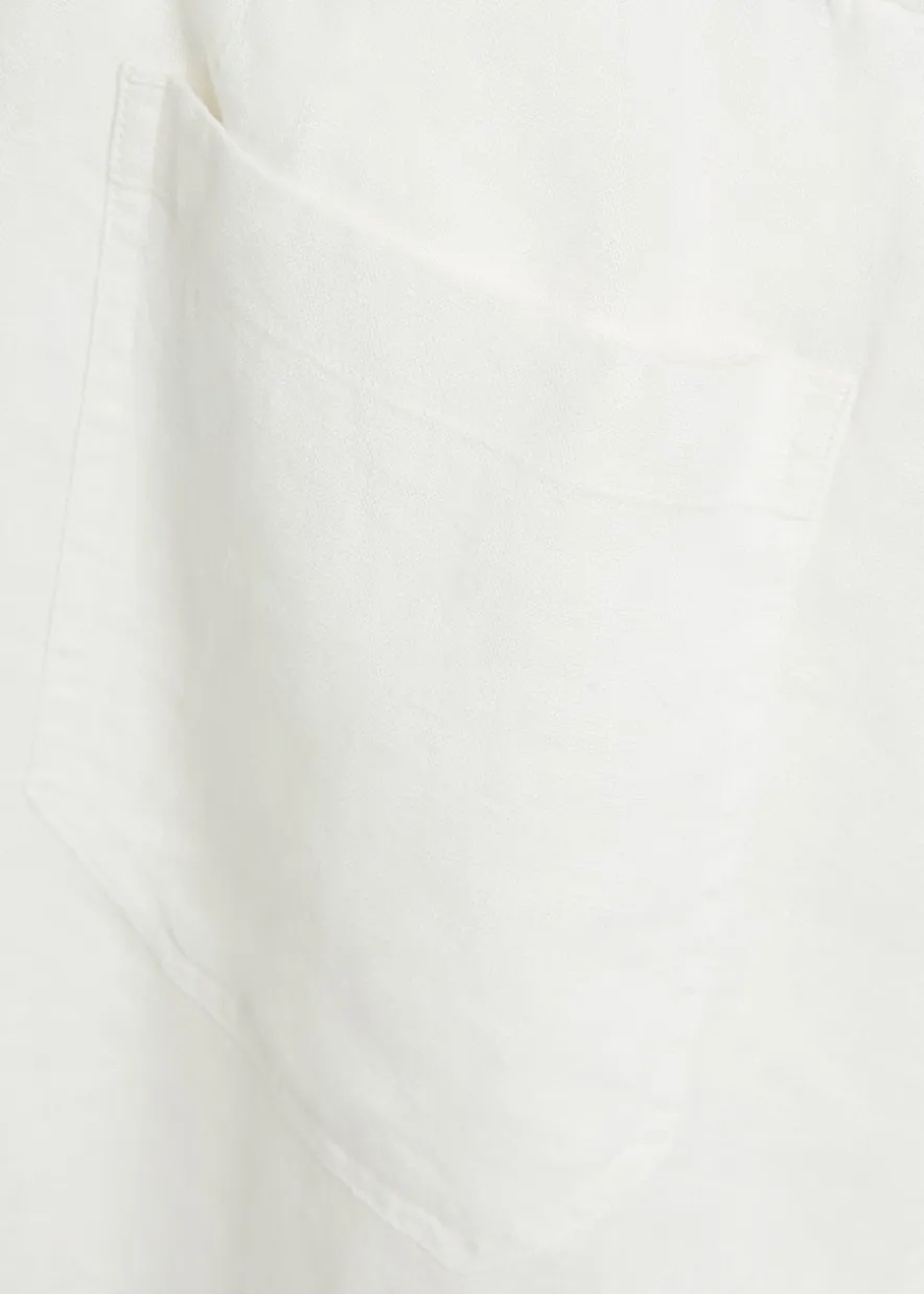 Wide-leg linen trousers