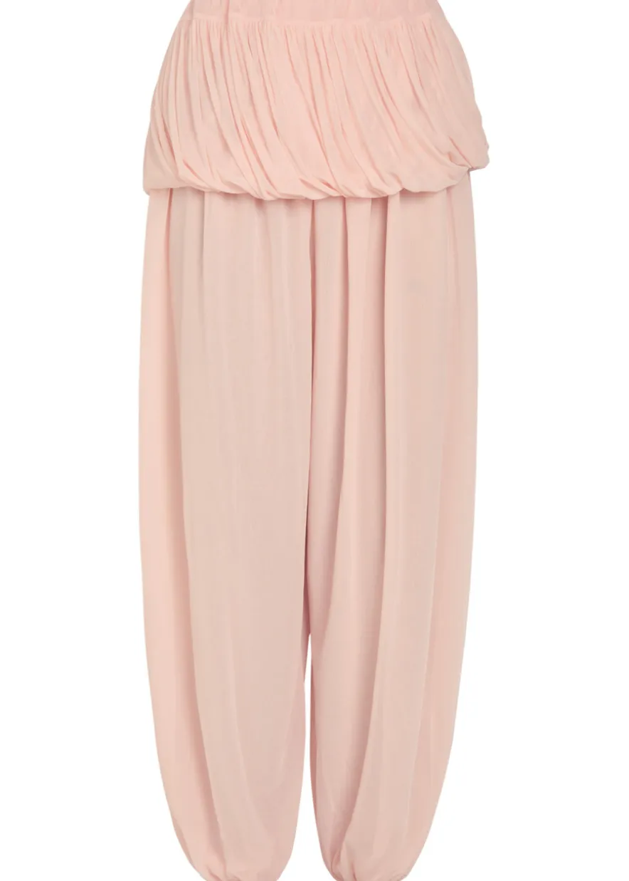 Willa draped tissue jersey balloon trousers