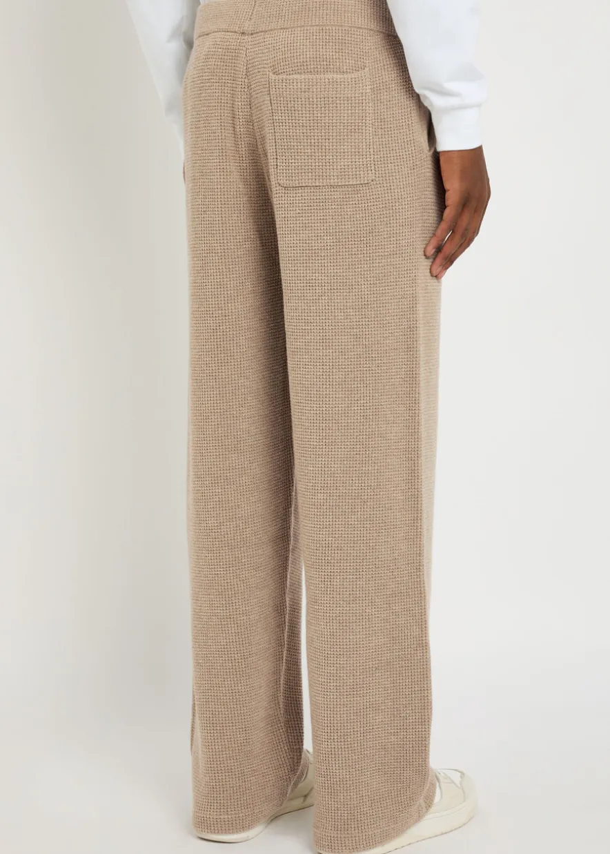 Willits drawstring wool-blend trousers