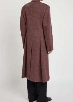 Winston double-breasted wool coat