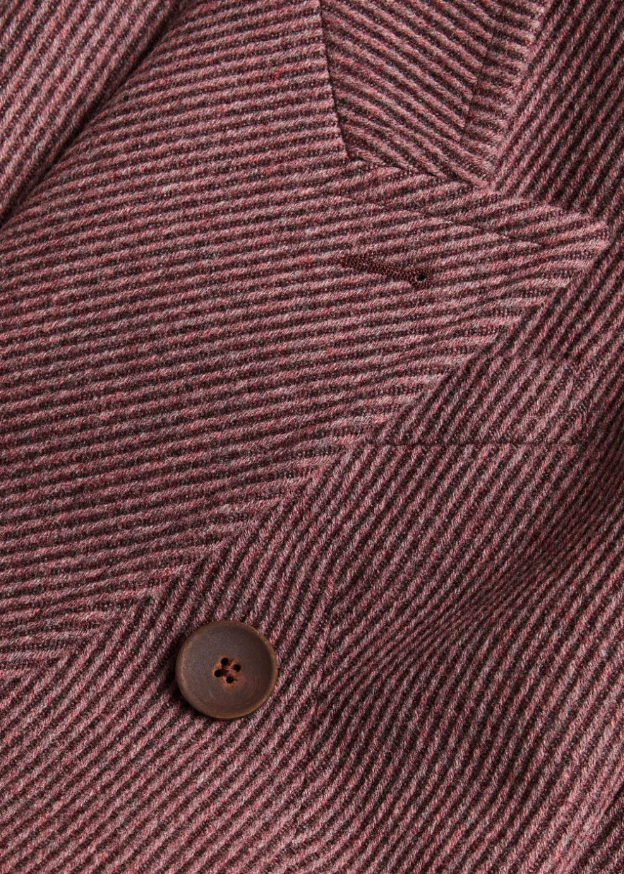 Winston double-breasted wool coat