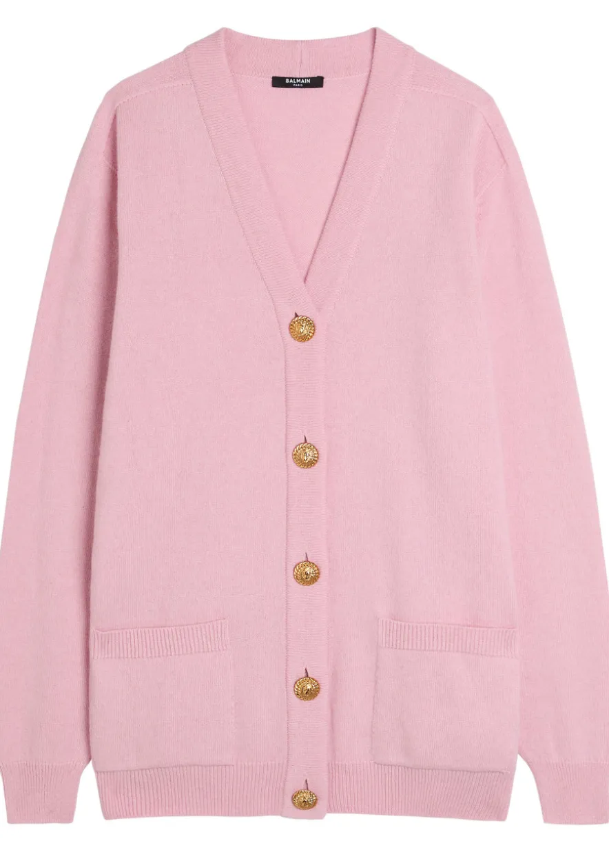 Wool and cashmere-blend cardigan