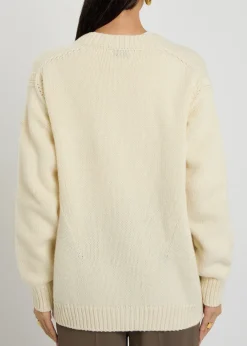 Wool and cashmere-blend cardigan