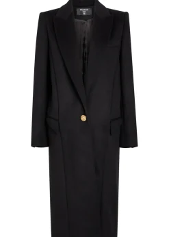 Wool and cashmere-blend coat