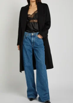 Wool and cashmere-blend coat
