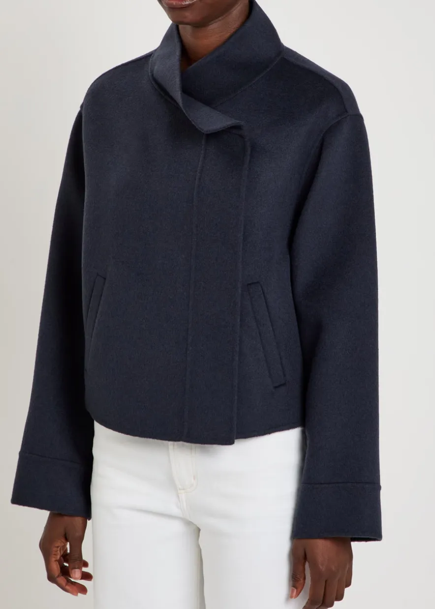 Wool and cashmere-blend jacket
