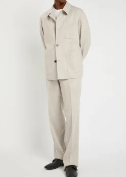 Wool and cashmere-blend overshirt