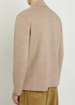 Wool and cashmere-blend overshirt