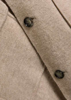 Wool and cashmere-blend overshirt