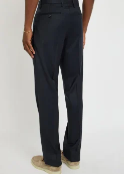 Wool and cashmere-blend trousers