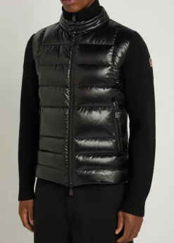 Wool and shell jacket