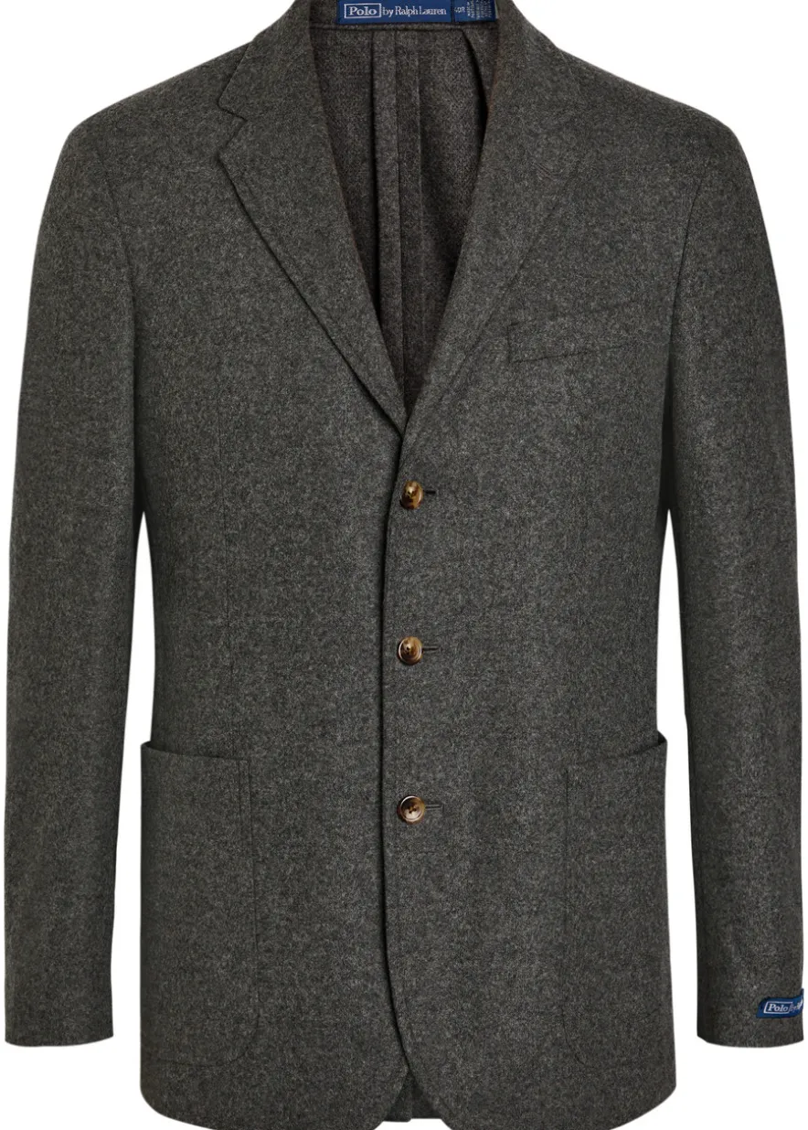 Wool-blend blazer