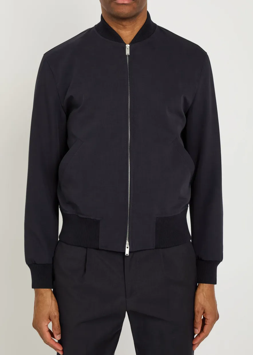 Wool bomber jacket